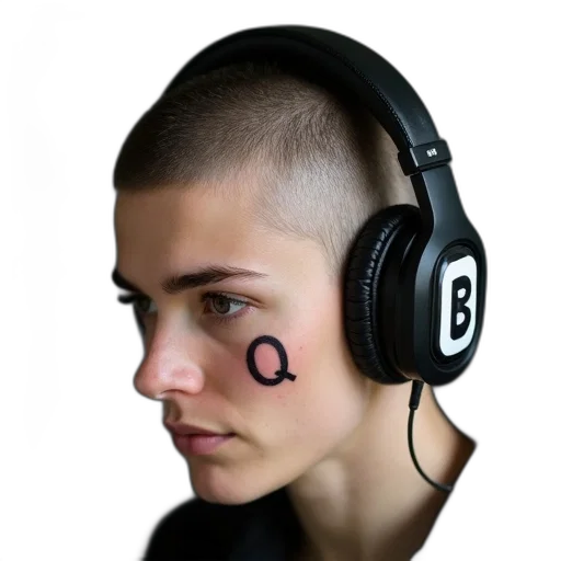 face, mask, jewelry, hair, cyberpunk, photorealistic, concept art, cartoon transparent PNG cut-out