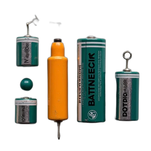 staff, jewelry, umbrella, bottle, 3d render, green, batter, battery transparent PNG cut-out