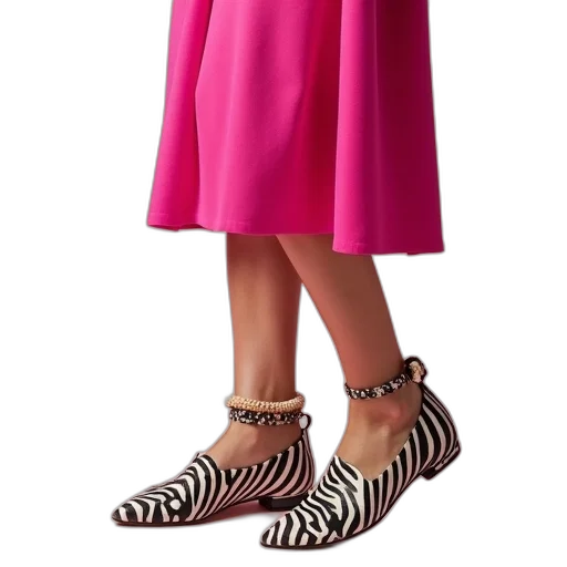 shoes, dress, 3d render, colorful transparent PNG cut-out