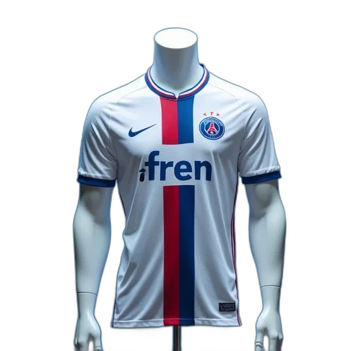 mannequin, displays, white, blue, football, jersey, word, fly transparent PNG cut-out