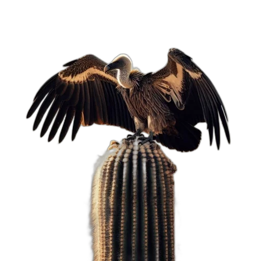 animal, creature, hat, staff, photorealistic, concept art, 3d render, fantasy art transparent PNG cut-out
