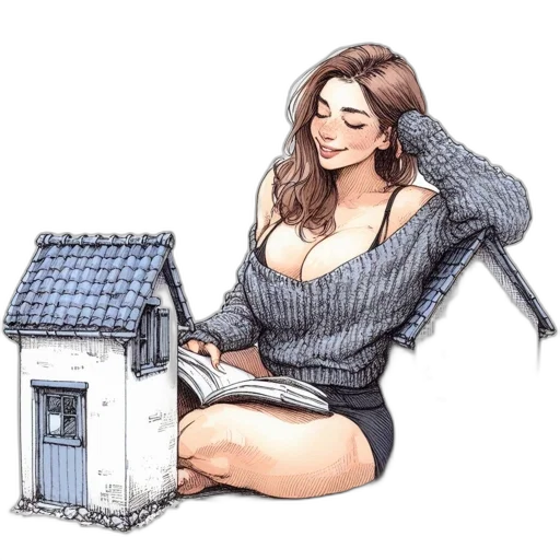 dress, furniture, robot, pixel art, concept art, fantasy art, photorealistic, snow transparent PNG cut-out