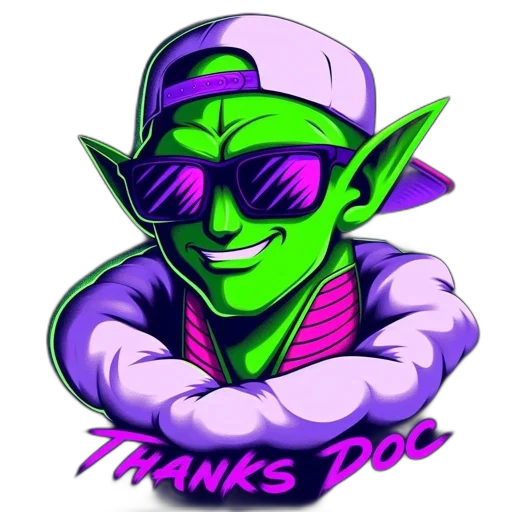 pixel art, 3d render, vaporwave, concept art, neon, animated, character, green transparent PNG cut-out