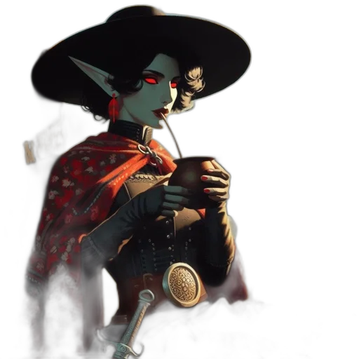 staff, mask, hat, weapon, concept art, fantasy art, 3d render, pixel art transparent PNG cut-out