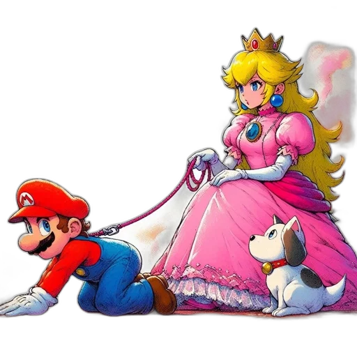 dress, crown, weapon, sword, concept art, pixel art, vaporwave, 3d render transparent PNG cut-out