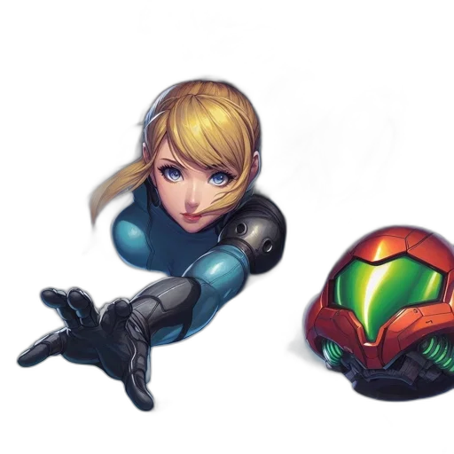 robot, weapon, concept art, comic book art, pixel art, fantasy art, green, female transparent PNG cut-out