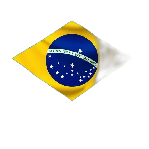 umbrella, jewelry, stylized, image, brazilian, flag, textured, background transparent PNG cut-out
