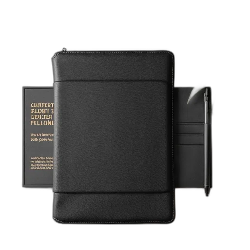 dark, monochrome, universal, folio, style, tablet, case, writing transparent PNG cut-out