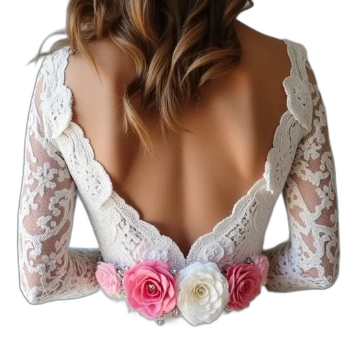 dress, jewelry, crown, jacket, close-up, view, woman, back transparent PNG cut-out