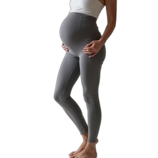 gap, maternity, pant, grey transparent PNG cut-out