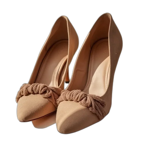 shoes, earth tones, pair, end transparent PNG cut-out