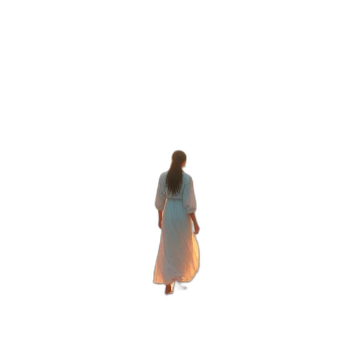dress, robot, creature, sword transparent PNG cut-out