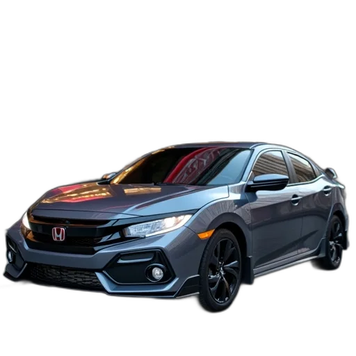 car, 3d render, concept art, photorealistic transparent PNG cut-out