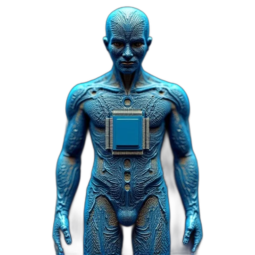robot, creature, jewelry, mask, cyberpunk, concept art, 3d render, pixel art transparent PNG cut-out