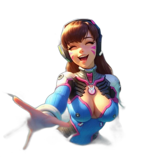 robot, dress, face, staff, concept art, fantasy art, anime, 3d render transparent PNG cut-out