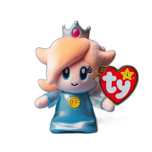 crown, staff, dress, weapon, concept art, 3d render, plush, toy transparent PNG cut-out
