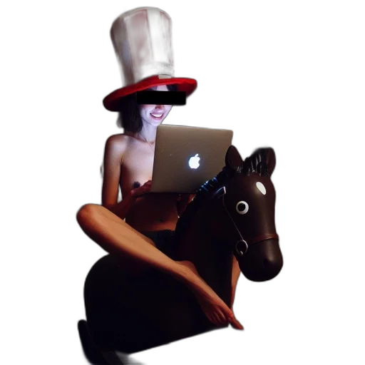 hat, robot, staff, food, concept art, 3d render, pixel art, fantasy art transparent PNG cut-out