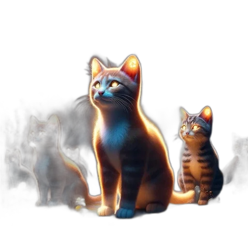 staff, animal, concept art, pixel art, 3d render, fantasy art, blue, dimly transparent PNG cut-out