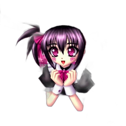 staff, creature, weapon, pixel art, anime, 3d render, cartoon, dark transparent PNG cut-out