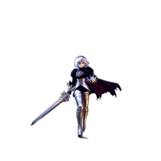 sword, weapon, staff, robot, 3d render, concept art, pixel art, fantasy art transparent PNG cut-out