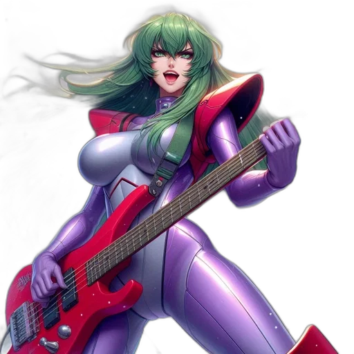 robot, weapon, concept art, comic book art, fantasy art, cartoon, female, character transparent PNG cut-out