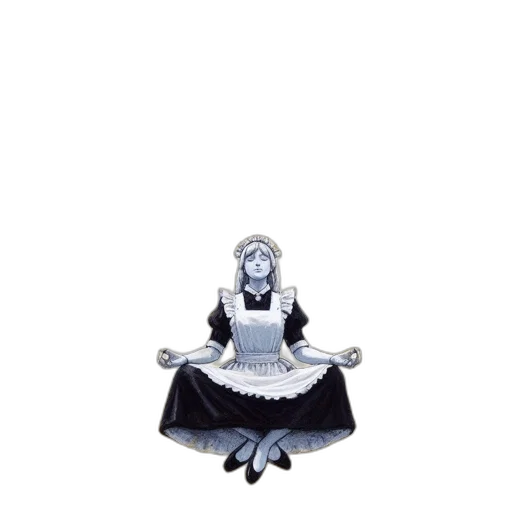 dress, crown, staff, creature, pixel art, concept art, anime, cartoon transparent PNG cut-out