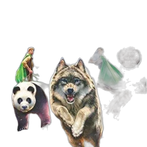 animal, creature, staff, mask, concept art, watercolor, fantasy art, photorealistic transparent PNG cut-out