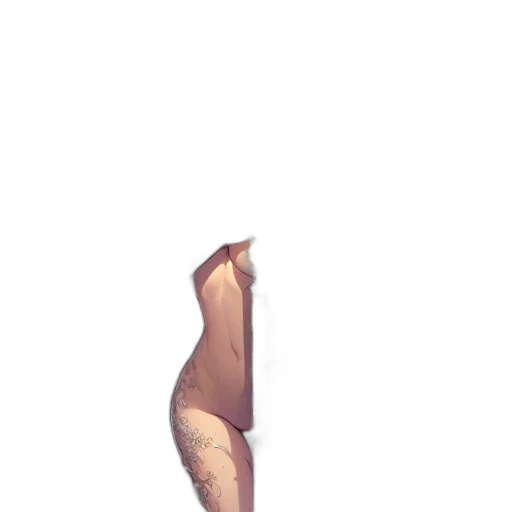 shoes, dress, creature, animal, pixel art, 3d render, concept art, watercolor transparent PNG cut-out