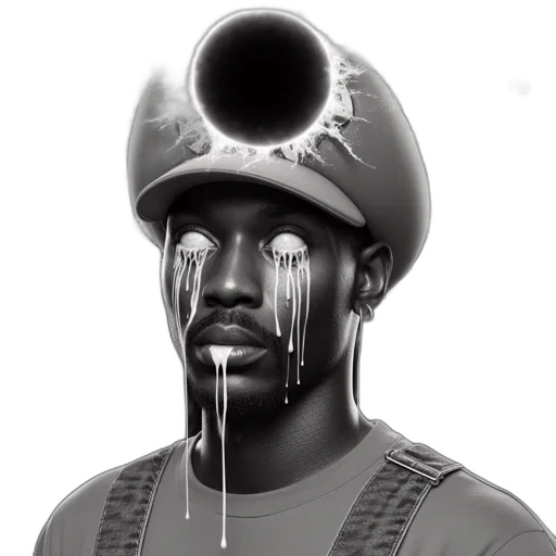 face, hat, staff, concept art, photorealistic, cartoon, comic book art, man transparent PNG cut-out