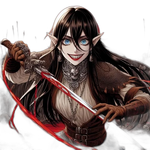 staff, sword, weapon, fantasy art, comic book art, concept art, anime, red transparent PNG cut-out