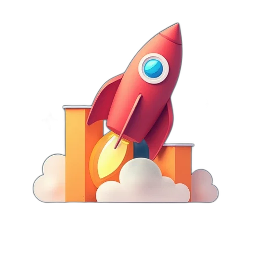 3d render, concept art, outer space, boost transparent PNG cut-out