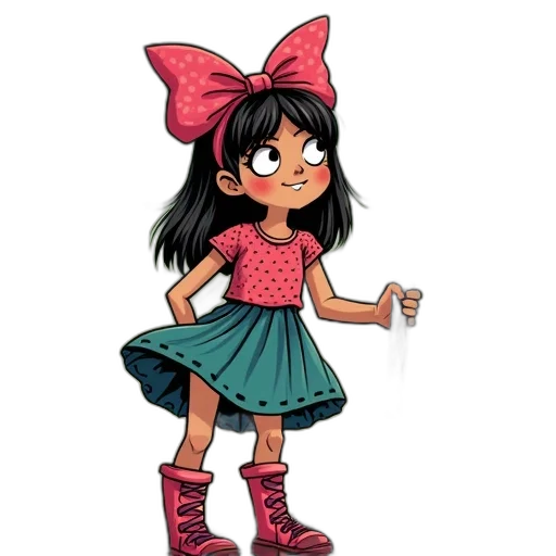dress, staff, cartoon, concept art transparent PNG cut-out