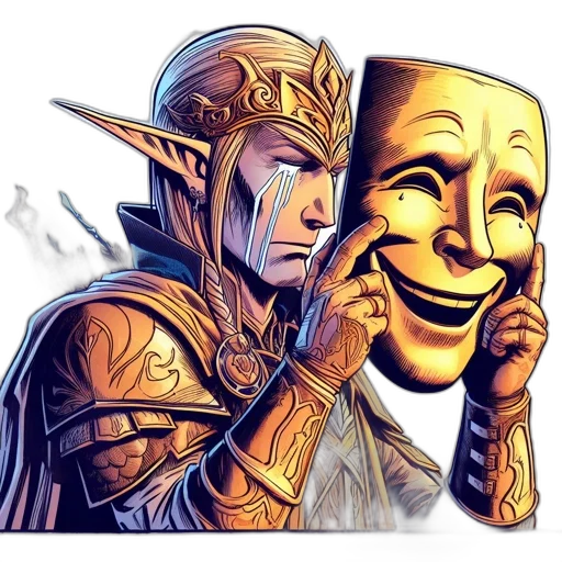 mask, face, hat, robot, concept art, fantasy art, comic book art, watercolor transparent PNG cut-out