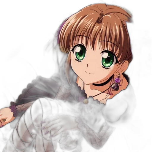 jewelry, staff, dress, flower, anime, photorealistic, cartoon, pixel art transparent PNG cut-out