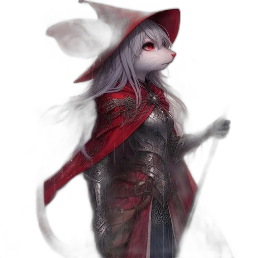 mask, staff, dress, creature, concept art, fantasy art, pixel art, anime transparent PNG cut-out