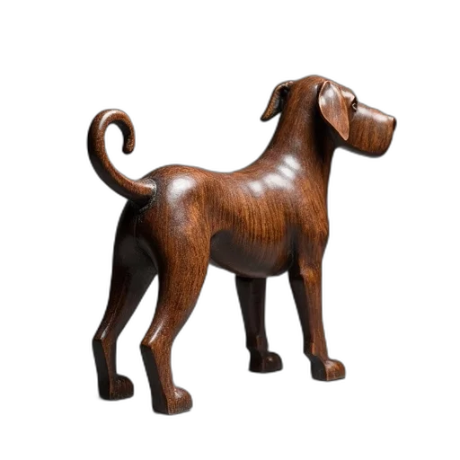 animal, furniture, staff, 3d render, photorealistic, oil painting, concept art, wooden transparent PNG cut-out