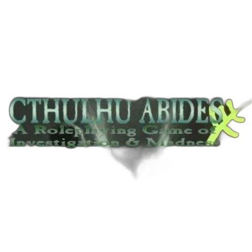 3d render, cthulhu, abides, roleplaying, game, investigation, madness, poster transparent PNG cut-out
