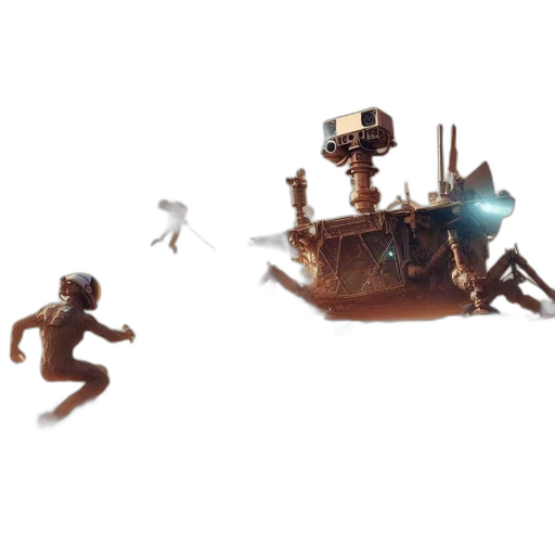 robot, furniture, creature, car, concept art, 3d render, pixel art, fantasy art transparent PNG cut-out