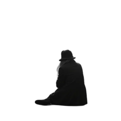 hat, umbrella, jacket, staff transparent PNG cut-out
