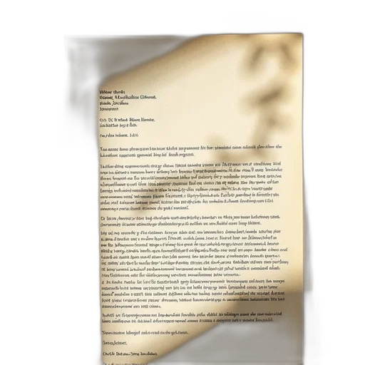 direct, letter, contract transparent PNG cut-out