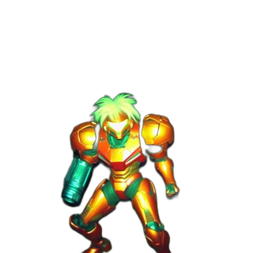 robot, staff, weapon, mask, pixel art, concept art, 3d render, comic book art transparent PNG cut-out