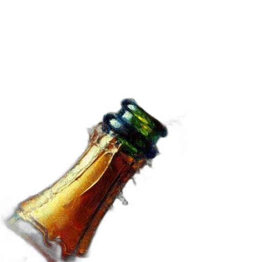 bottle, crown, weapon, robot, 3d render, photorealistic, oil painting, pixel art transparent PNG cut-out