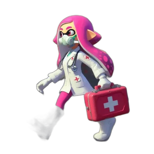 staff, weapon, jacket, robot, concept art, 3d render, vaporwave, pixel art transparent PNG cut-out