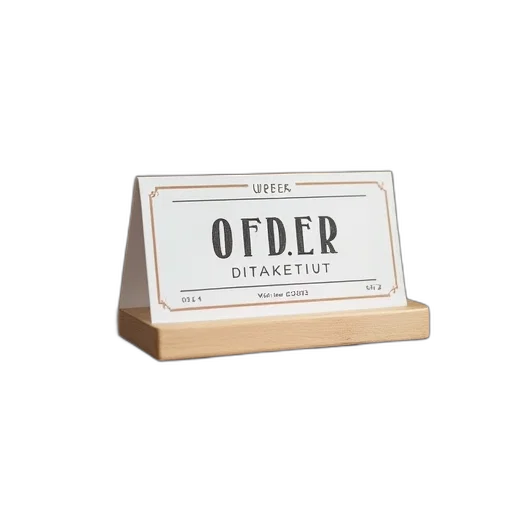order, card, number transparent PNG cut-out