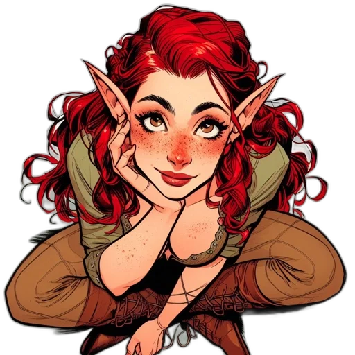 staff, fantasy art, concept art, pixel art, comic book art, red, animated, character transparent PNG cut-out