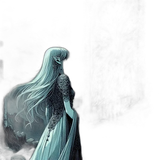 dress, dragon, sword, fantasy art, concept art, comic book art, pixel art, snow transparent PNG cut-out