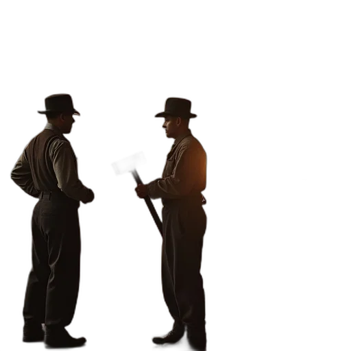hat, staff, jacket, mask, concept art, 3d render, pixel art, photorealistic transparent PNG cut-out