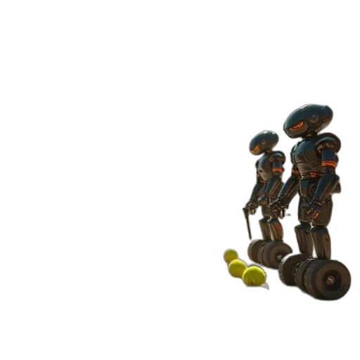 robot, staff, weapon, jewelry transparent PNG cut-out