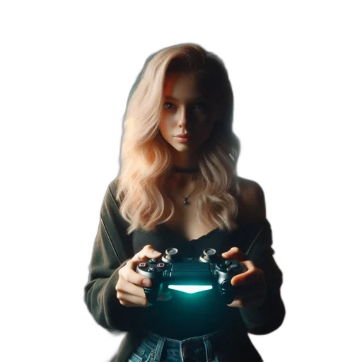 dress, robot, jacket, weapon, concept art, 3d render, cyberpunk, pixel art transparent PNG cut-out