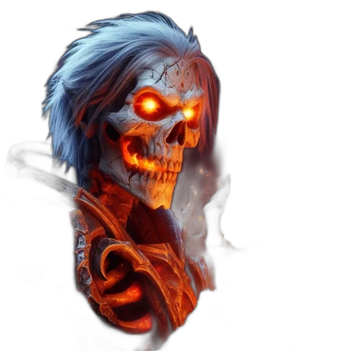 face, mask, concept art, fantasy art, photorealistic, pixel art, imposing, skeletal transparent PNG cut-out